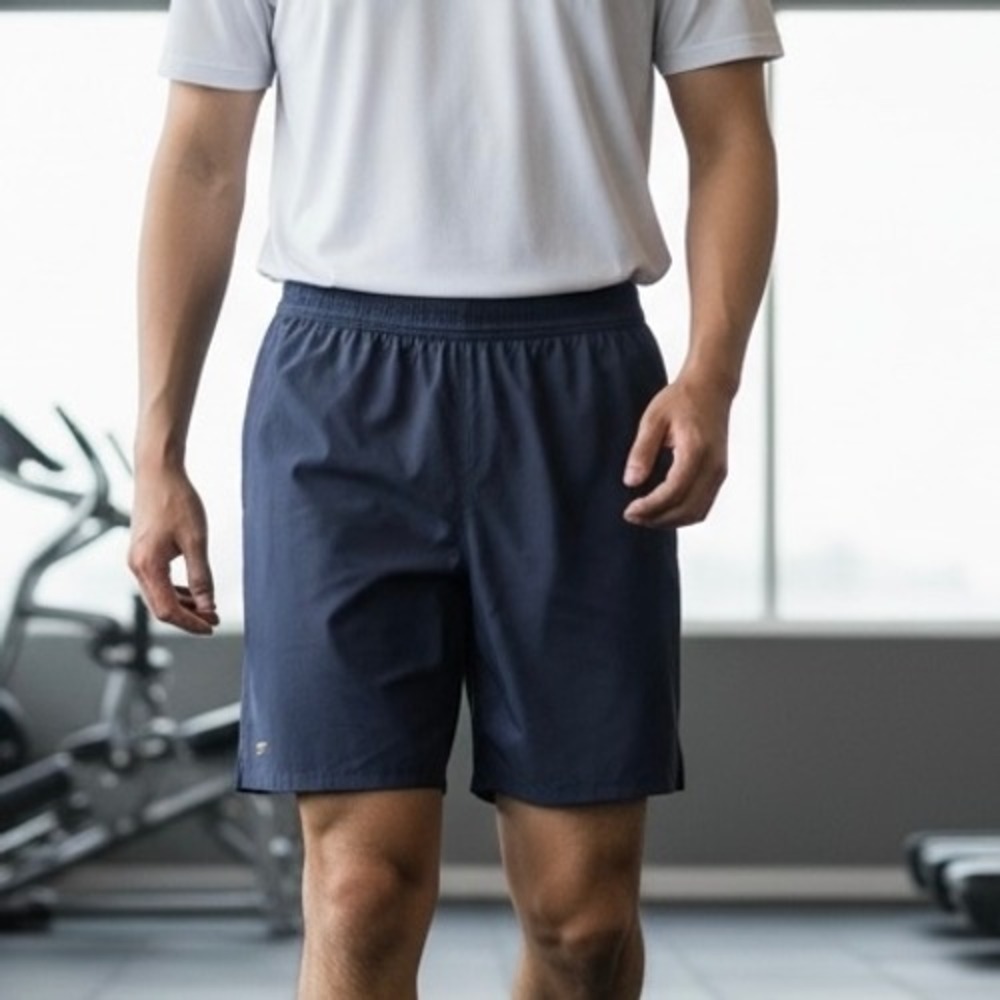 Fabletics Athletic Shorts Men S Navy Blue Excellent Inner Shorts Gym Workout
